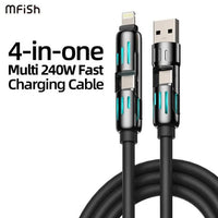 4-in-1 Multi USB Charging Cable – Universal Fast Charging Cable