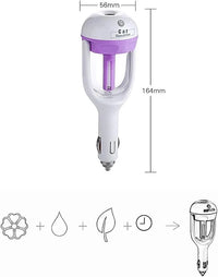 Nanum Car Humidifier & Aroma Diffuser – USB-Free Cigarette Lighter Car Air Freshener