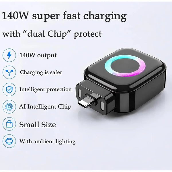 Auto Eject Type-C Charging Separator X01 – Fast Charging & Overcharge Protection