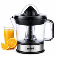 Sanford Citrus Juicer – 700ml Capacity with Adjustable Pulp Filter & 2 Cones