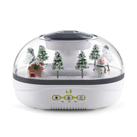 Raindrop Aroma Diffuser Humidifier – 400ml Mini Landscape with Warm LED Light