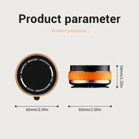 Magnetic Suction Phone Holder K10b – Adjustable Smartphone Grip in Black & Orange