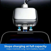 Mini USB-C Power Adapter – Compact Metallic Design with USB-C Connector