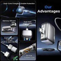 Mini USB-C Power Adapter – Compact Metallic Design with USB-C Connector