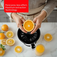 Sanford Citrus Juicer – 700ml Capacity with Adjustable Pulp Filter & 2 Cones