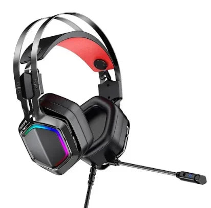PHILIPS 2000 Series Wired Gaming Headset – RGB Lighting & Detachable Microphone