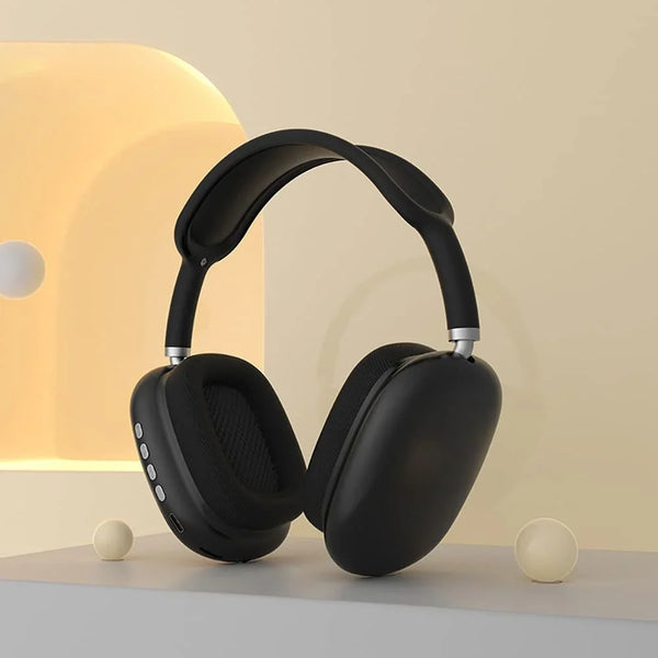 EchoWave P9 Wireless Headphones – High-Fidelity Sound with Cushioned Comfort