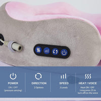 U-Shaped Neck Massager Pillow – 3 Massage Modes, Heat & Portable 270° C-Shape